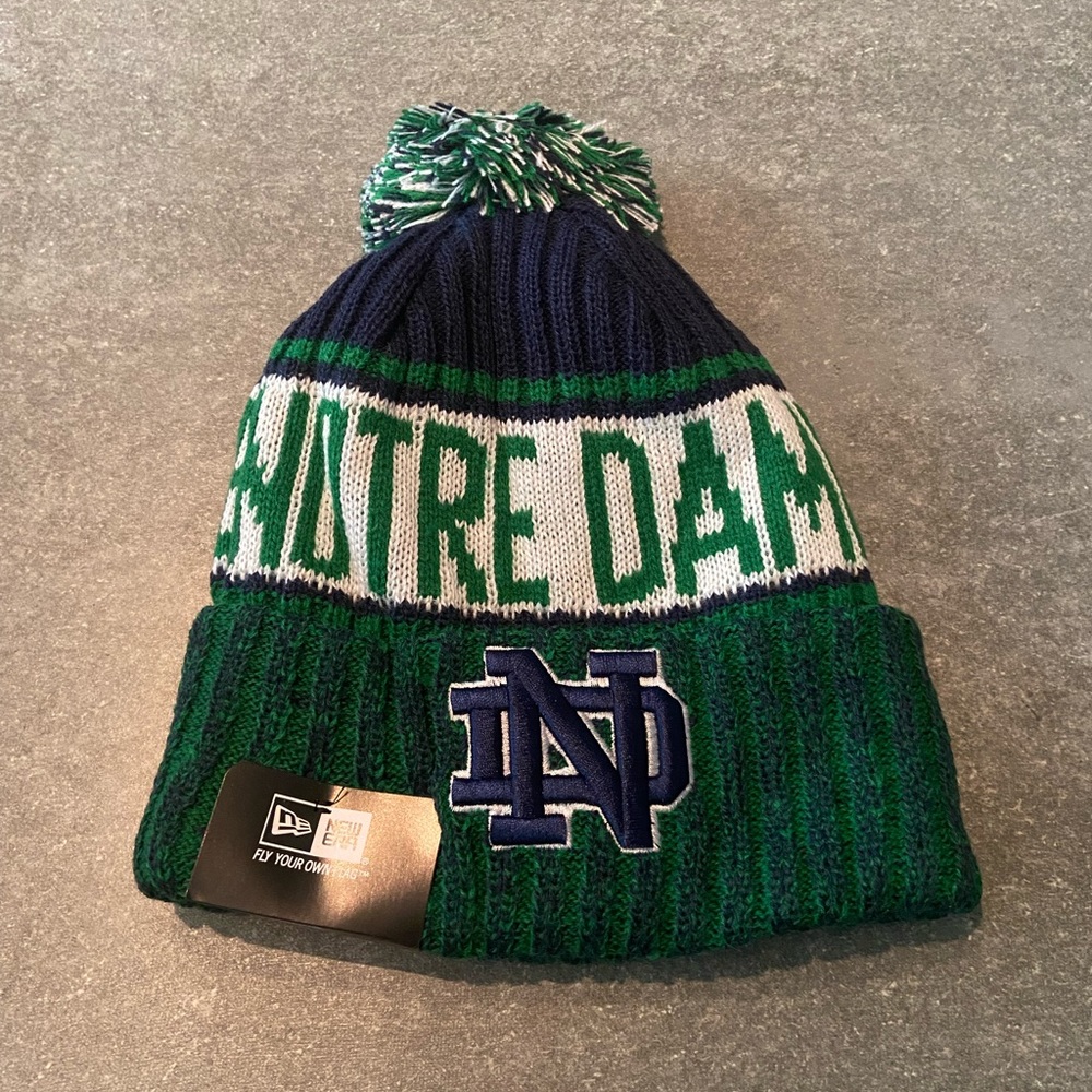 PRICE IS FIRM Brand new Notre Dame Fighting Irish beanie